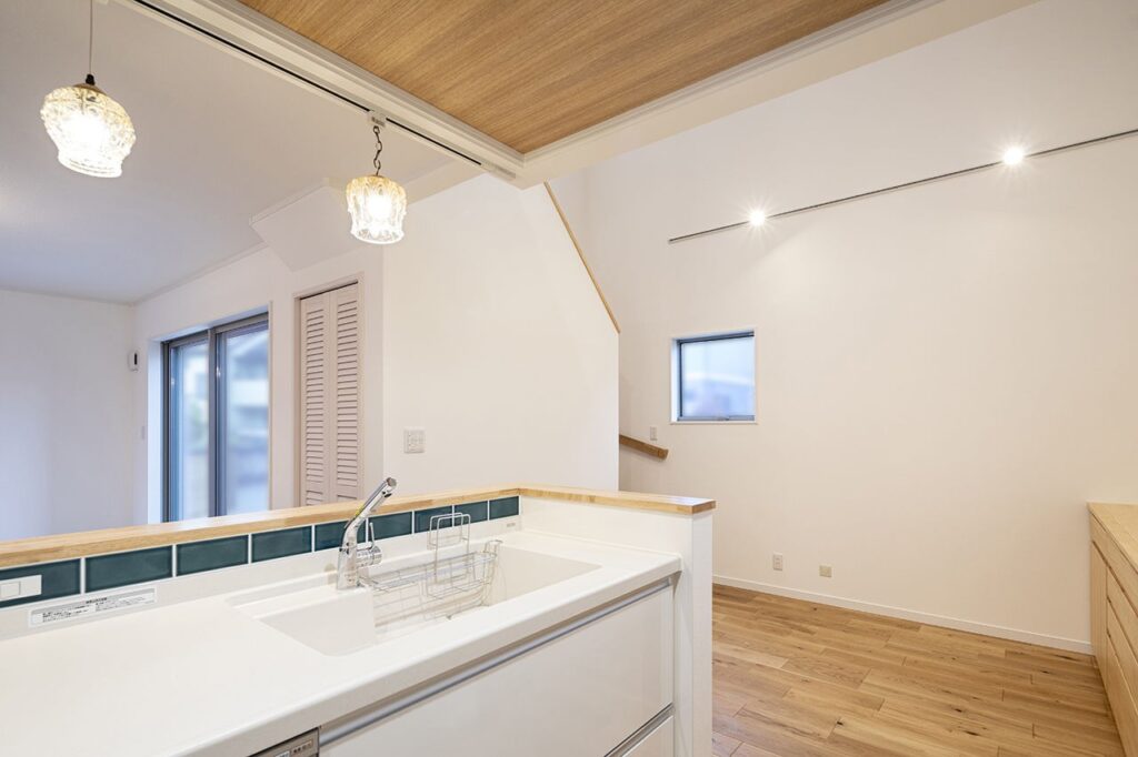 ハタノ木材 建築実例でキッチン